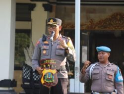 Karendal Ops Pimpin Apel Pagi Personil Ops Ketupat Agung 2024 Tingkatkan Laporan SOT