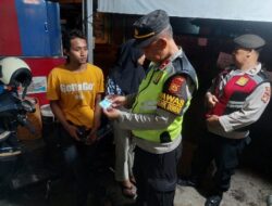 Pertebal Harkamtibmas Jelang Idul Fitri Polsek Denbar Rutin Gelar Tibduktang