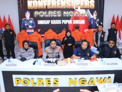 Polres Ngawi Berhasil Ungkap Upaya Penjualan Ilegal 17,8 Ton Pupuk Bersubsidi