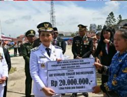 HUT ke-80 RI, Bupati Humbahas Ajak Masyarakat Bersatu Dukung Pembangunan