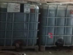 Gudang Dugaan Penimbunan BBM Solar Ilegal di Kota Tangerang