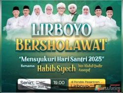 Lirboyo Bershalawat Polres Kediri Kota Terapkan Rekayasa Lalu Lintas