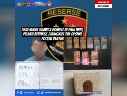 Pelaku Berhasil Diringkus Tim Opsnal Polsek Dentim